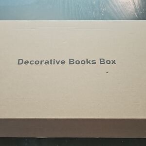 Decorative Books Box - Neutral Brown
